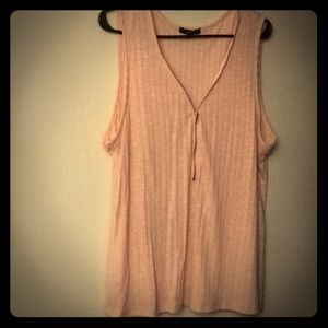 Sexy tank top w/ zipper 🍭🍭